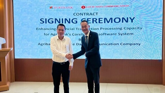 Ngân hàng nông nghiệp ký hợp đồng nâng cấp IPCAS với Lotte Data Communication