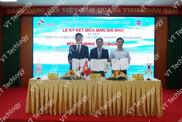 SK Ocean Plan ký hợp tác điện gió ngoài khơi với liên danh BaSon & SREC