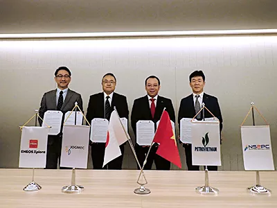 PetroVietnam và JOGMEC hợp tác Thu giữ và Lưu trữ các bon